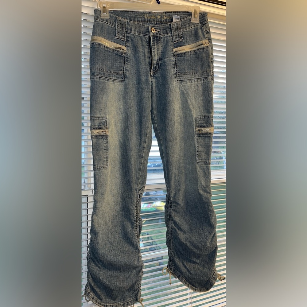 VINTAGE Vanilla Star Jeans! Vintage Blue denim Zipper Jeans!💙🌟
